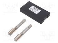 Tap; high speed steel grounded HSS-G; M12; 1; 70mm; 7mm; 2pcs. 