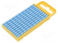 Markers; Marking: L3; 4.3÷5.3mm; polyamide; blue; -40÷85°C; push-in HELLERMANNTYTON