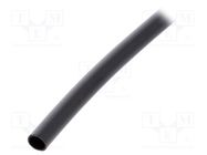 Insulating tube; PVC; black; 20÷105°C; Øint: 4.11÷4.52mm; L: 304.8m PANDUIT