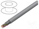 Wire; UNITRONIC® LiHCH (TP); 12x2x0.14mm2; LSZH; grey-beige; 60V LAPP