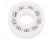 Bearing: ball; Øint: 20mm; Øout: 52mm; W: 15mm; Cage: polyamide IGUS