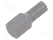 Screwdriver bit; hex key; HEX 10mm; Overall len: 25mm BETA