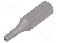 Screwdriver bit; Torx® with protection; T10H; Overall len: 25mm BETA