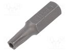 Screwdriver bit; Torx® with protection; T25H; Overall len: 25mm BETA