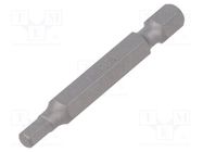 Screwdriver bit; hex key; HEX 4mm; Overall len: 50mm BETA