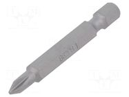 Screwdriver bit; Phillips; PH1; Overall len: 50mm BETA