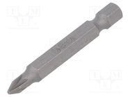 Screwdriver bit; Pozidriv®; PZ1; Overall len: 50mm BETA