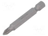 Screwdriver bit; Pozidriv®; PZ1; Overall len: 50mm BETA