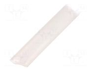 Heat shrink sleeve; 9.5mm; transparent HELLERMANNTYTON