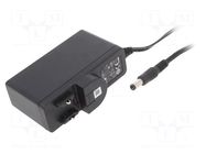 Power supply: switching; mains,plug-in; 9VDC; 2.33A; 21W; 86.5% XP POWER