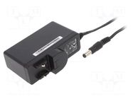 Power supply: switching; mains,plug-in; 18VDC; 1.33A; 24W; 88.4% XP POWER