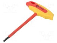 Screwdriver; insulated; hex key; HEX 3mm; Blade length: 100mm C.K