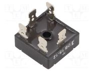 Bridge rectifier: three-phase; Urmax: 1.2kV; If: 15A; Ifsm: 350A DIOTEC SEMICONDUCTOR