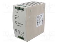 Power supply: switched-mode; for DIN rail; 120W; 12VDC; 10A; 84% XP POWER