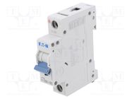 Circuit breaker; 230/400VAC; 250VDC; Inom: 20A; Poles: 1; Charact: C EATON ELECTRIC