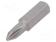 Screwdriver bit; Phillips; PH1; Overall len: 25mm BETA