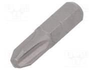 Screwdriver bit; Phillips; PH3; Overall len: 25mm BETA