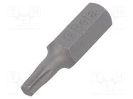 Screwdriver bit; Torx®; TX15; Overall len: 25mm BETA