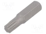 Screwdriver bit; Torx®; TX27; Overall len: 25mm 