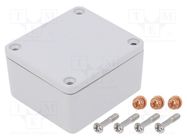 Enclosure: multipurpose; X: 58mm; Y: 64mm; Z: 36mm; S-8100; aluminium MOLEX