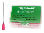 Needle: steel; 2"; Size: 25; straight; 250um; Mounting: Luer Lock FISNAR