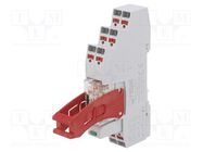 Relay: interface; SPDT; Ucoil: 24VAC; 16A; 16A/250VAC; 16A/24VDC RELPOL