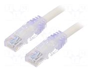 Patch cord; TX6A™ 10Gig,U/UTP; Cat: 6a; RJ45 plug,both sides PANDUIT