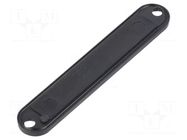 Frame for enclosure; ABS; 1455; Colour: black; 10pcs. HAMMOND