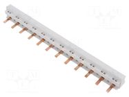 Busbar; 10mm2; Poles: 3; 690VAC; 690VDC; Inom: 63A; No.of mod: 12 ABB