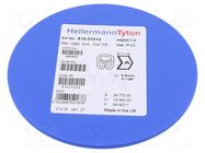 Markers; Marking: A; 1÷3mm; PVC; yellow; -65÷105°C; leaded; HGDC1-3 HELLERMANNTYTON