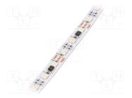 Programmable LED tape; RGBW; 5050; LED/m: 60; 12mm; white PCB; IP20 IPIXEL LED