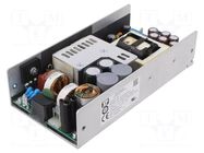 Power supply: switching; for building in; 500W; 18VDC; 12.5A; 92% XP POWER