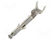 Contact; female; Mini Universal MATE-N-LOK; brass; tinned; 7A TE Connectivity