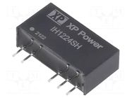 Converter: DC/DC; 2W; Uin: 12VDC; Uout: 24VDC; Uout2: -24VDC; SIP; THT XP POWER