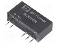 Converter: DC/DC; 2W; Uin: 24VDC; Uout: 15VDC; Uout2: -15VDC; SIP; THT XP POWER