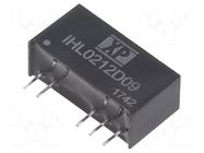 Converter: DC/DC; 2W; Uin: 10.8÷13.2VDC; Uout: 9VDC; Iout: 111mA XP POWER