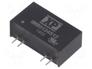 Converter: DC/DC; 1W; Uin: 24VDC; Uout: 12VDC; Iout: 84mA; SIP7; THT XP POWER