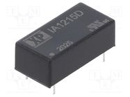 Converter: DC/DC; 1W; Uin: 12V; Uout: 15VDC; Uout2: -15VDC; Iout: 33mA XP POWER