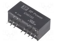 Converter: DC/DC; 3W; Uin: 36÷72VDC; Uout: 15VDC; Uout2: -15VDC; SIP XP POWER