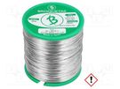 Soldering wire; Sn97Cu3; 0.5mm; 500g; lead free; reel; 230°C BROQUETAS