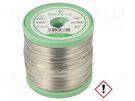 Soldering wire; Sn97Cu3; 0.8mm; 1000g; lead free; reel; 230°C BROQUETAS