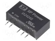 Converter: DC/DC; 1W; Uin: 24VDC; Uout: 24VDC; Uout2: -24VDC; SIP; THT XP POWER