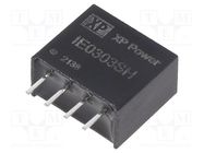 Converter: DC/DC; 1W; Uin: 3.3V; Uout: 3.3VDC; Iout: 300mA; SIP; THT XP POWER