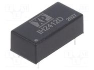 Converter: DC/DC; 2W; Uin: 24V; Uout: 12VDC; Uout2: -12VDC; Iout: 84mA XP POWER