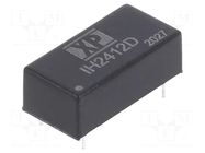 Converter: DC/DC; 2W; Uin: 24VDC; Uout: 12VDC; Uout2: -12VDC; DIP; THT XP POWER