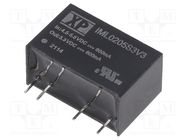 Converter: DC/DC; 2W; Uin: 4.5÷5.5V; Uout: 3.3VDC; Iout: 600mA; SIP7 XP POWER