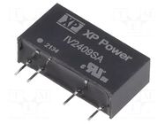 Converter: DC/DC; 1W; Uin: 24VDC; Uout: 9VDC; Iout: 112mA; SIP; THT; IV XP POWER