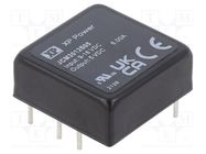 Converter: DC/DC; 30W; Uin: 9÷18V; Uout: 5VDC; Iout: 6A; 1"x1"; THT XP POWER