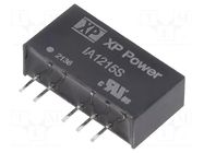 Converter: DC/DC; 1W; Uin: 12VDC; Uout: 15VDC; Uout2: -15VDC; SIP; THT XP POWER