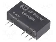 Converter: DC/DC; 2W; Uin: 24VDC; Uout: 12VDC; Uout2: -12VDC; SIP; THT XP POWER